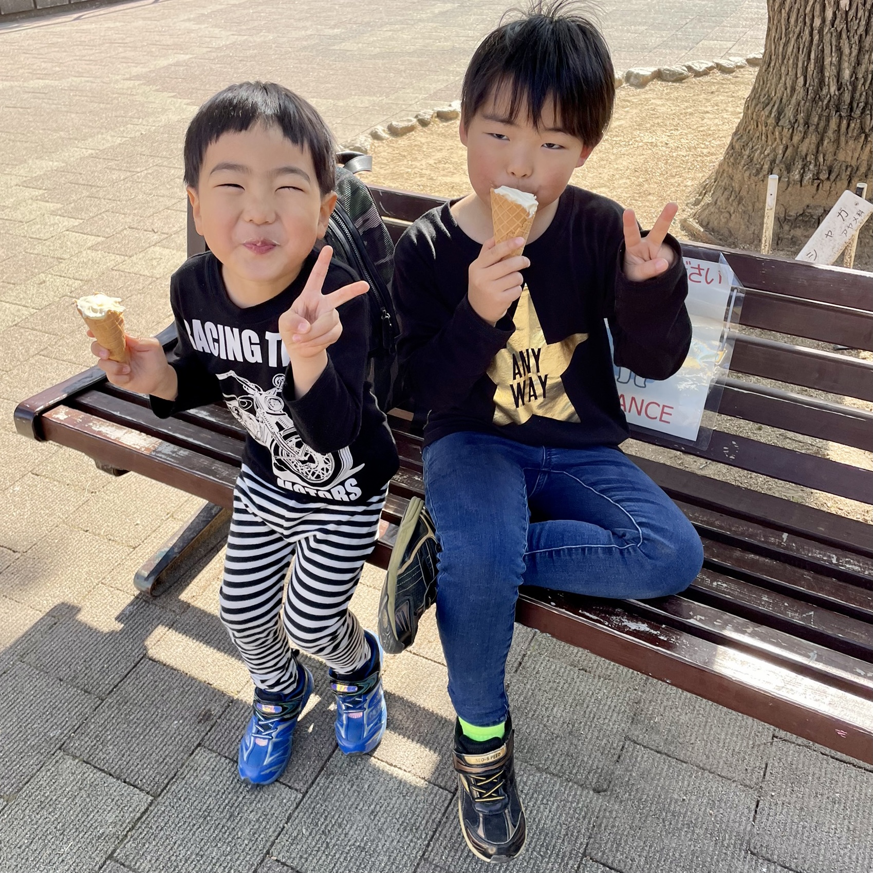 大阪 西淀川区 歌島 塚本 美容室 仲良し兄弟