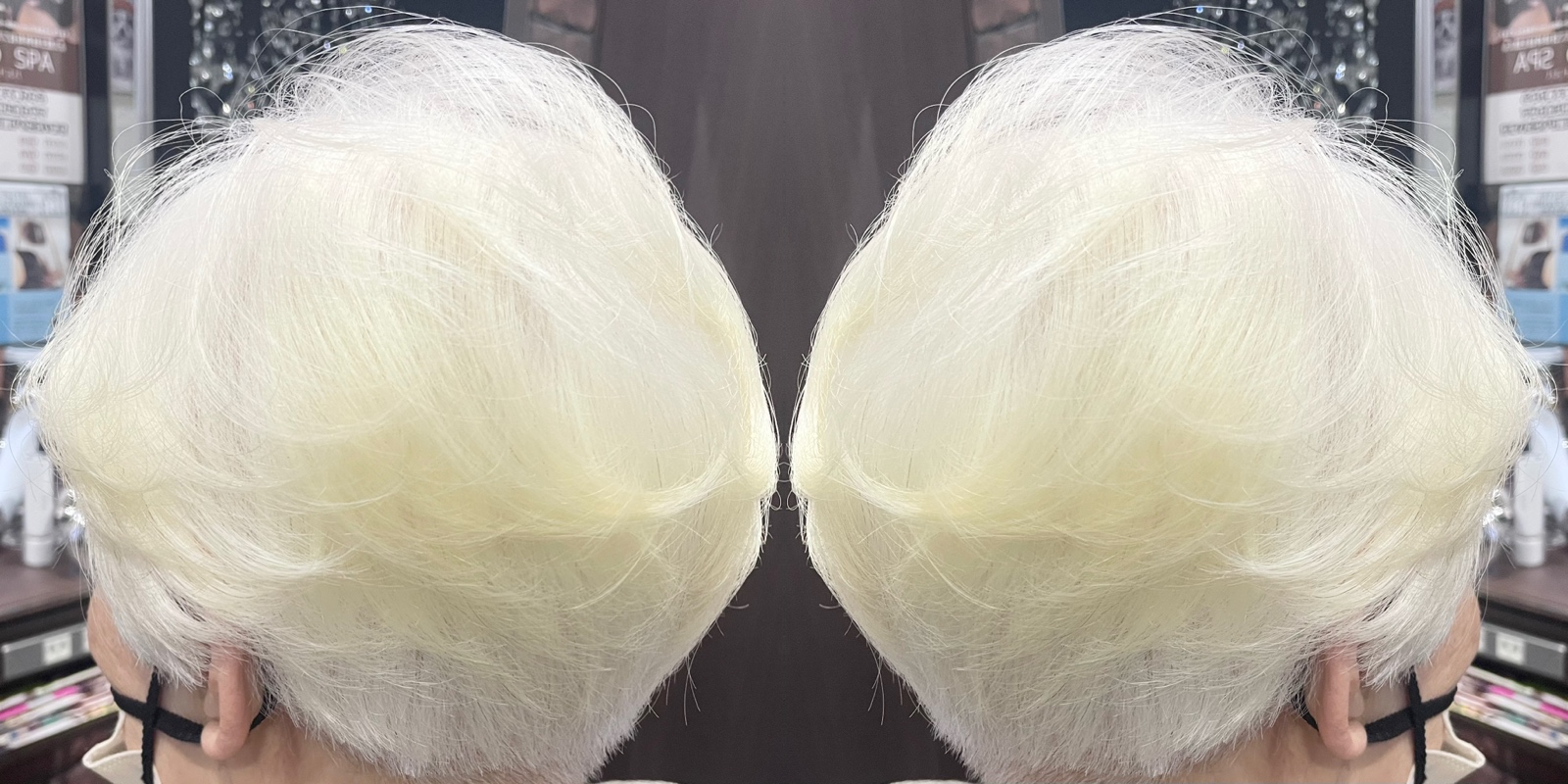 大阪 西淀川区 歌島 塚本 美容室 襟足は低めに刈り上げでマッシュベースレイヤー