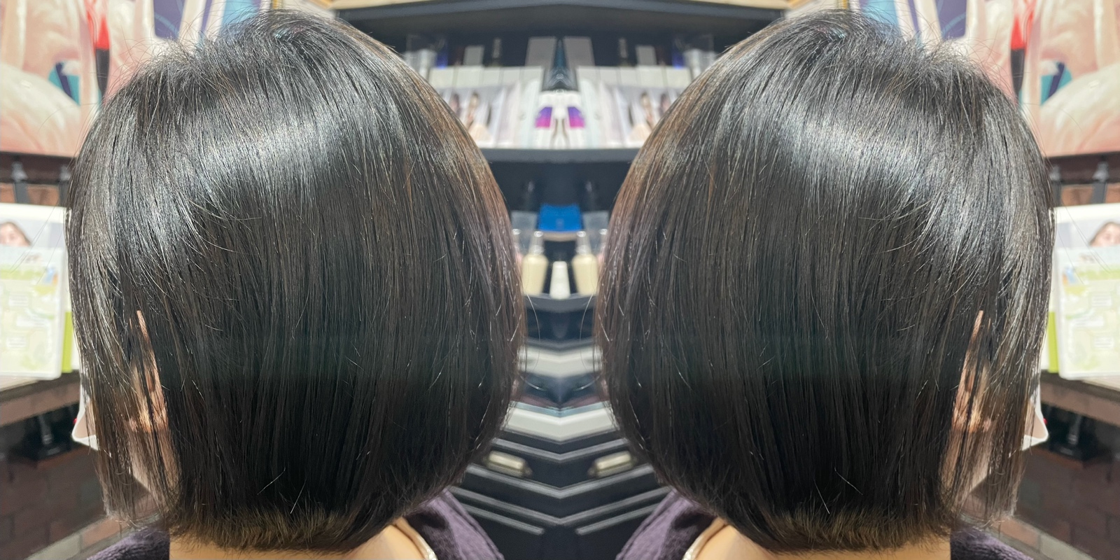 大阪 西淀川区 歌島 塚本 美容室 髪質改善ストレートから2ヶ月